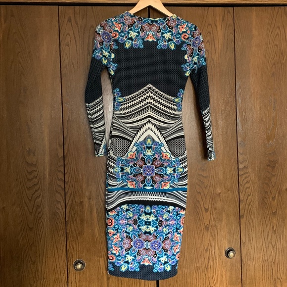 {Fire Los Angeles} EUC Bodycon Long Sleeve Dress - Picture 5 of 5